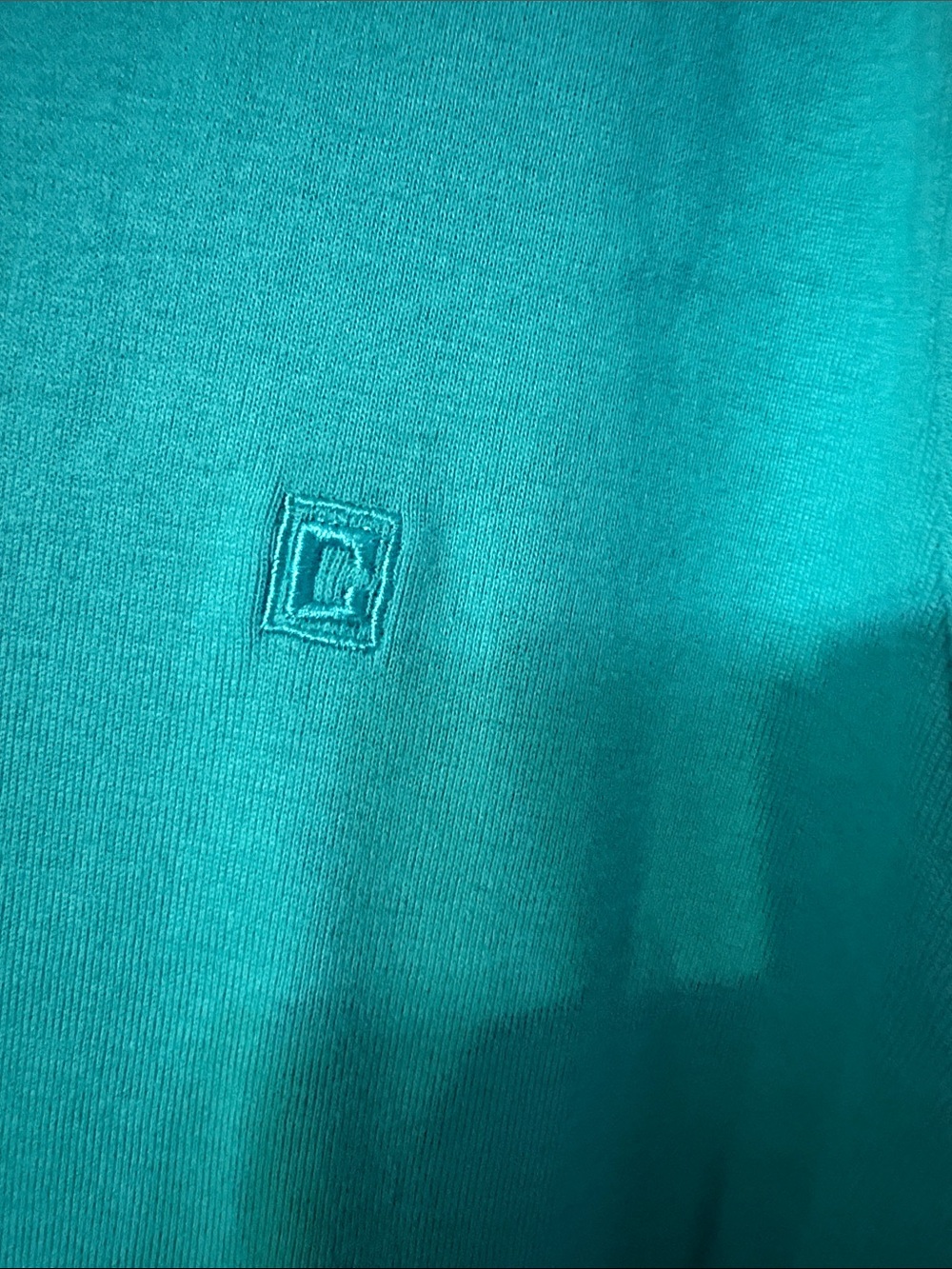 Chaps Women's Teal V-Neck Short Sleeve Tee - Picture 3 of 5